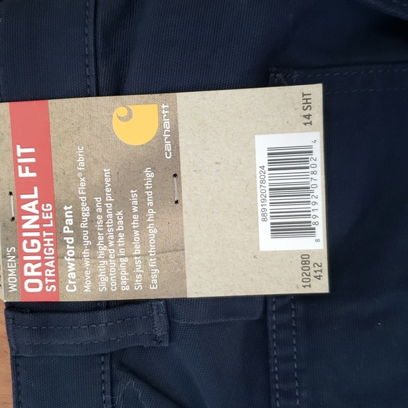 women's original fit straight leg crawford pant 14 short all info in pictures - Picture 3 of 4